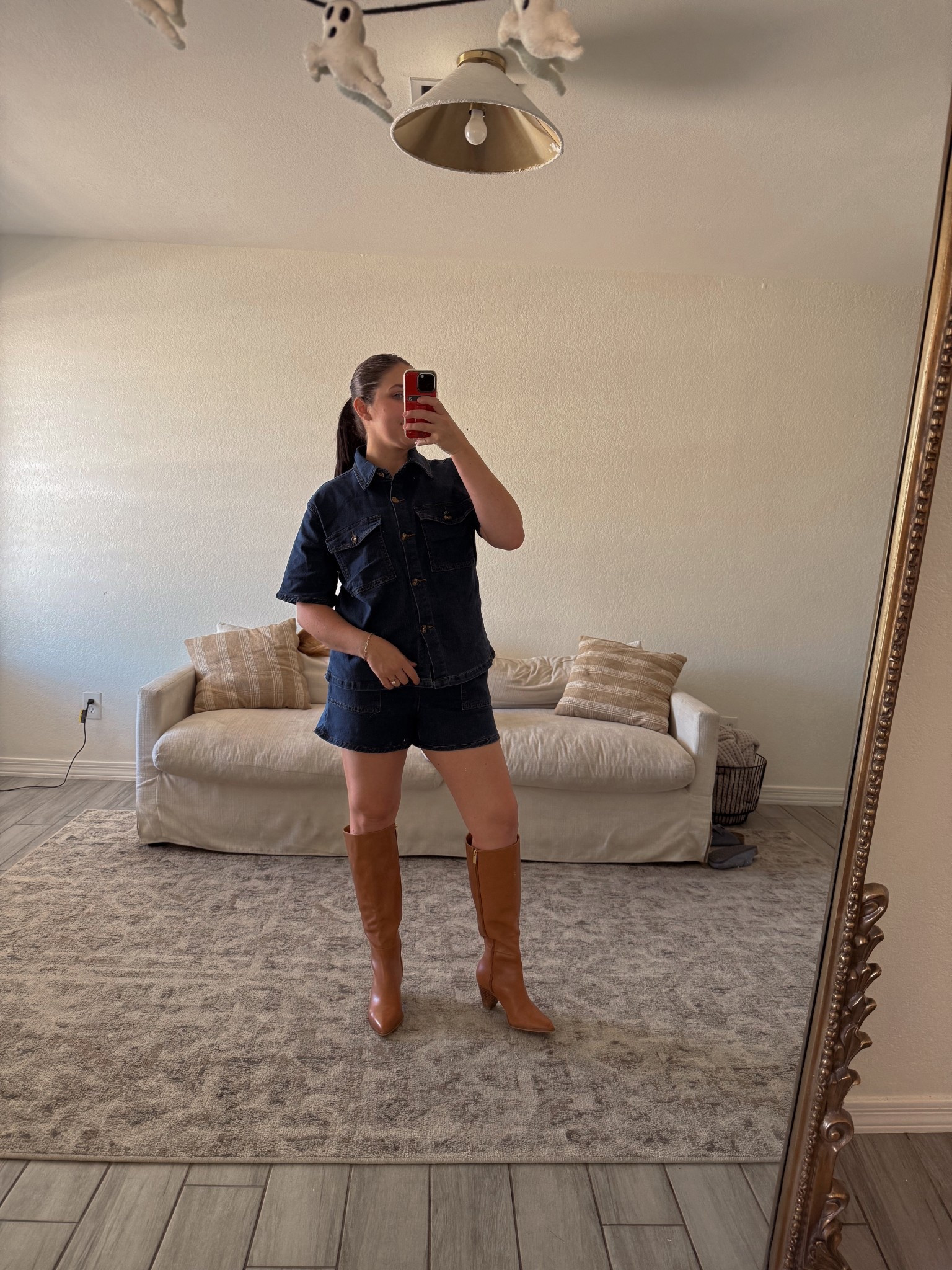 The denim Amazon set OMG 😍

#LTKSeasonal #LTKFindsUnder100