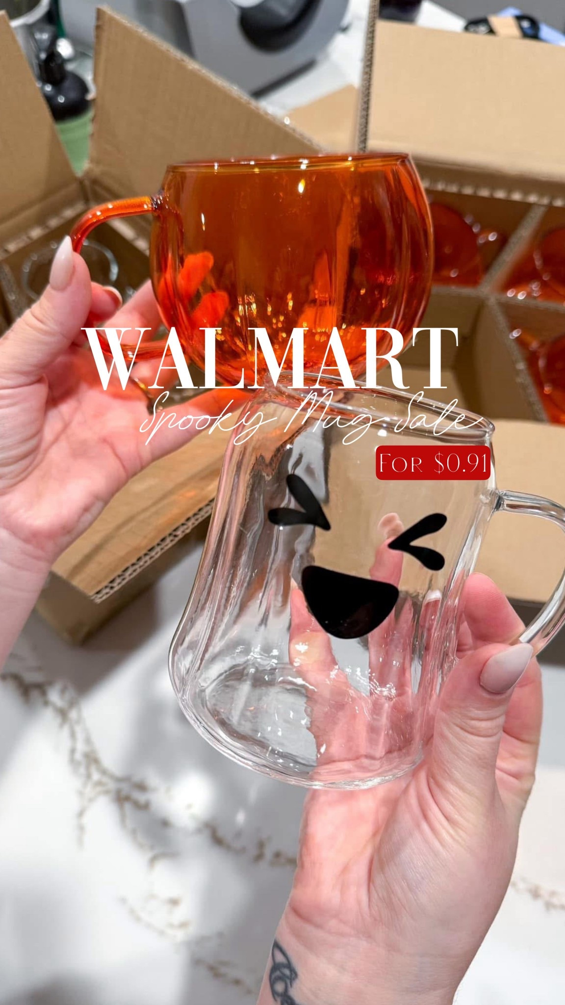 Friends, I know Halloween is over, BUT I couldn’t resist sharing this — these are on a HUGE sale for literally just a few CENTS! 🎃🖤 And the best part? They’re still in stock! 👀 I may or may not have grabbed a few myself…


#walmartfinds #coffeemugs #halloweensale #halloweenclearance 

#LTKCyberWeek #LTKHome #LTKHoliday