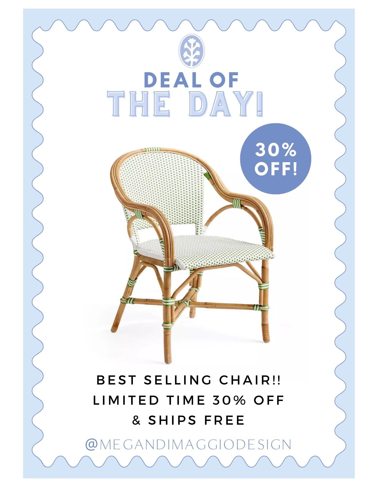 Wow!! Save 30% OFF & score free shipping for a limited time only on this best selling bistro chair!! This green color is brand new too!! 🤯🙌🏻

More limited time deals linked too! 🤍

#LTKSaleAlert #LTKHome
