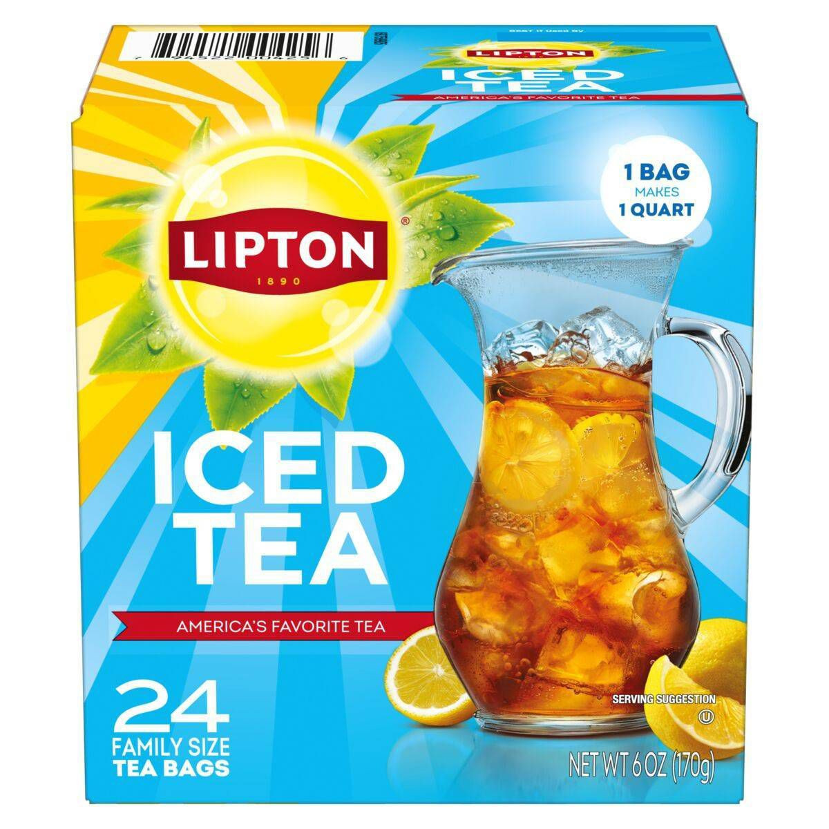 Lipton Family Size Iced Tea Bags - 24ct/6oz | Target