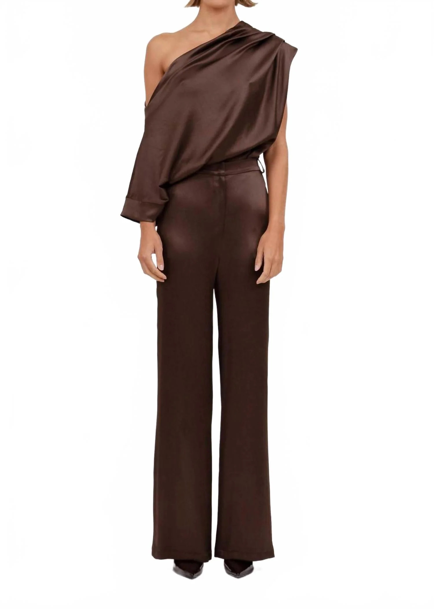 Kenzie Top In Chocolate | Shop Simon