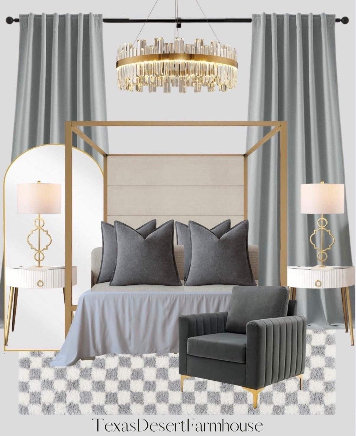 Modern Neutral Bedroom

Modern Gold Canopy Bed with Tall Linen Fabric Upholstered Headboard Metal 4-Poster Bed Frame, Box Spring Needed, (Queen,Gold)
Bettie Retro Checkered Shag Rug
100% Blackout Linen Curtains, Full Shade Complete Light Blocking Drapes 108 Inches Long, Textured Thermal Insulated Black Out Pleated Curtains Back Tab Hook Belt(Light Grey, W50 x L108,2 Panels)
OIOG Round Nightstand with Drawer, Modern Side Table with Marbling Natural Stone Tabletop and Metal Legs, Small End Table with Storage for Living Room and Bedroom, Gold
JONATHAN Y JYL3026A July 31" Metal LED Table Lamp Modern Contemporary Bedside Desk Nightstand Lamp for Bedroom Living Room Office College Bookcase LED Bulb Included, Gold/White
23.6''Gold Modern LED Crystal Chandelier- Contemporary Chandelier Light Fixture,Luxury Adjustable Height Chandeliers,3 Colors Dimmable Pendant Ceiling Light for Dining Room Foyer with Remote Control
Naturepedic Organic Luxury King Sheet Set - 4 Piece Soft Sheets for King Size Bed - Comfy Breathable & Fitted Bed Sheet - 400 Thread Count Organic Cotton Sheet Set
Foindtower Pack of 2, Decorative Linen Soild Throw Pillow Covers Soft Accent Square Cushion Case Boho Farmhouse Pillowcase for Chair Couch Sofa Bedroom Living Room Home Decor 26 x 26 Inch Grey
HULALA HOME Velvet Accent Club Chair, Modern Velvet Armchair Upholstered Accent Sofa Chair with Gold Metal Legs Mid-Century Barrel Leisure Comfy Reading Armchair, Grey
Floor Length Mirror, 76"x34" Arch Full Length Mirror Hanging or Leaning, Body Mirrors with Stand, Arched-Top Wall Mounted Mirrors with Aluminum Frame for Bedroom (Gold)

#bedroomstyle #bedroom #bedframe #goldbedframe #arearug #checkeredrug #nightstand #curtains #floorlengthmirror #throwpillow #decorativepillow #guestbedroom #sparebedroom #sheets #throwblanket #neutraldecor #chair #bedroomchair #goldchandelier #crystalchandelier


#LTKFamily #LTKStyleTip 

#LTKValentine 

#LTKselfcare #LTKmomlife #LTKHome
