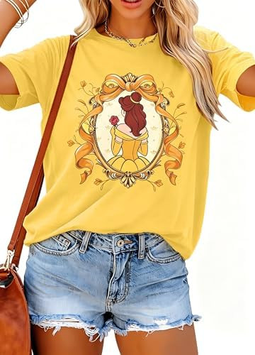 SFHFY Magical Shirt for Women Magic Kingdom T Shirt Family Vacation Tee Castle Fairy Tale Graphic... | Amazon (US)
