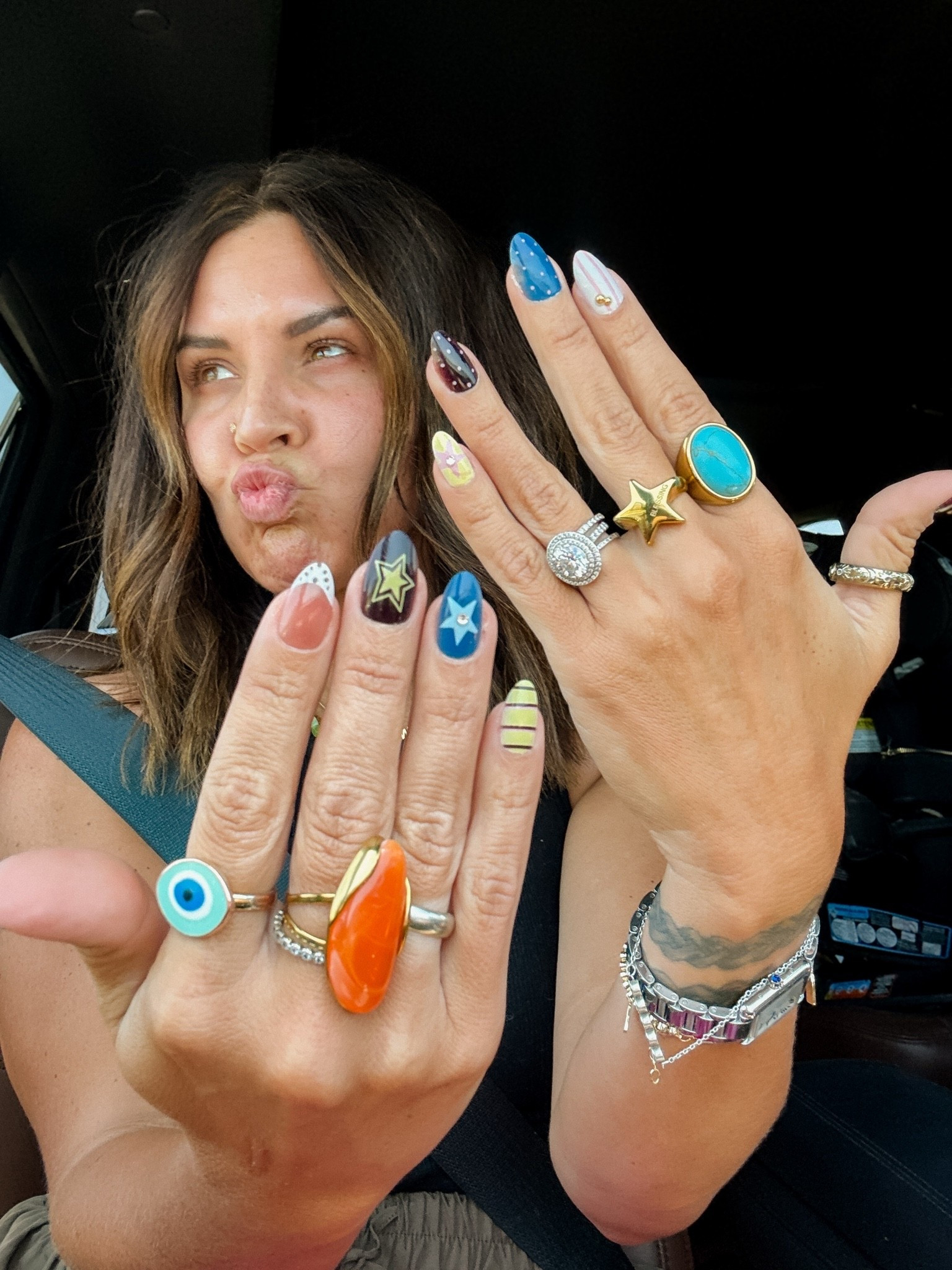Nails and as many rings as I can link

#LTKBeauty #LTKOver40 #LTKMidsize