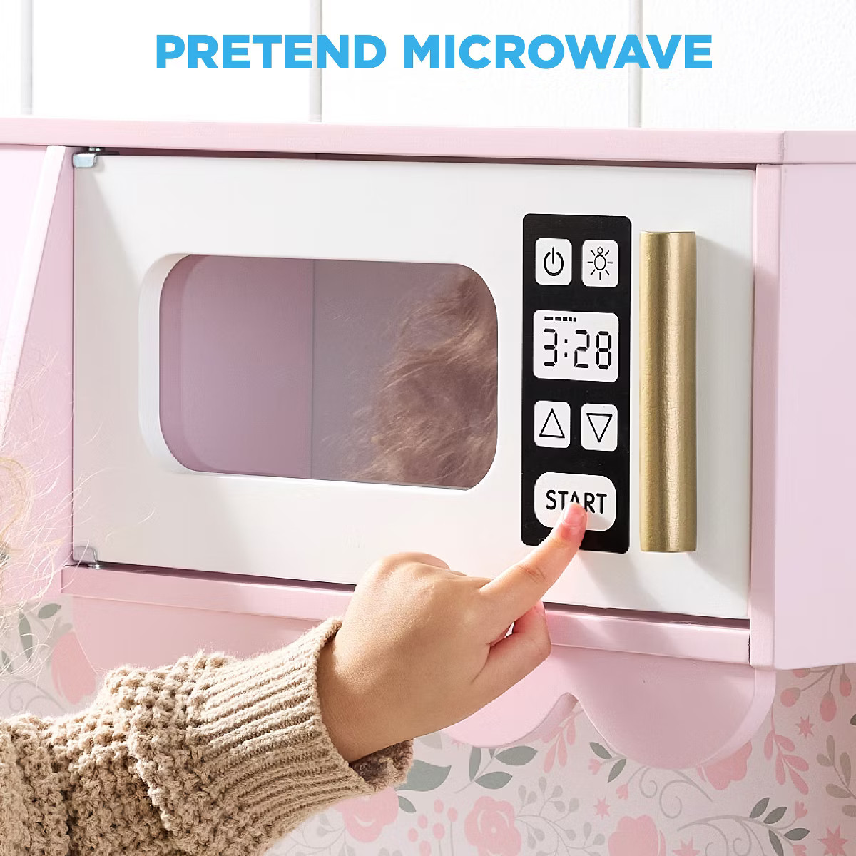 Best Choice Products Pretend Play Cottage Kitchen Wooden Toy Set for Kids w/ 5 Accessories, Oven | Target