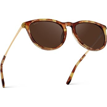 WearMe Pro Drew Women's Polarized Sunglasses, Retro Round Frame, UV400 | Shatter-Resistant Lenses... | Amazon (US)