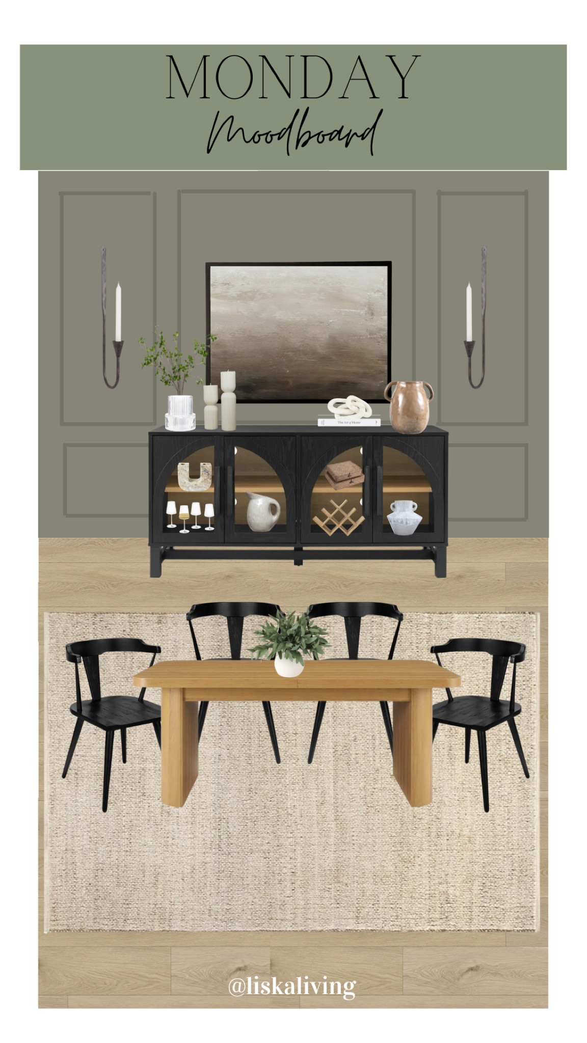 Monday Moodboard - Dining Room

Linked what I could. Sconces are world market and all other decor pieces are linked in my Amazon Storefront! Hopefully I’ll be able to link Amazon items here soon!

#LTKhome #LTKstyletip