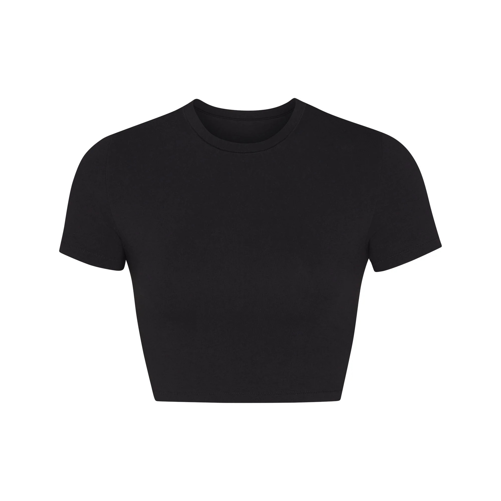 COTTON JERSEY SUPER CROPPED T-SHIRT | SKIMS (US)