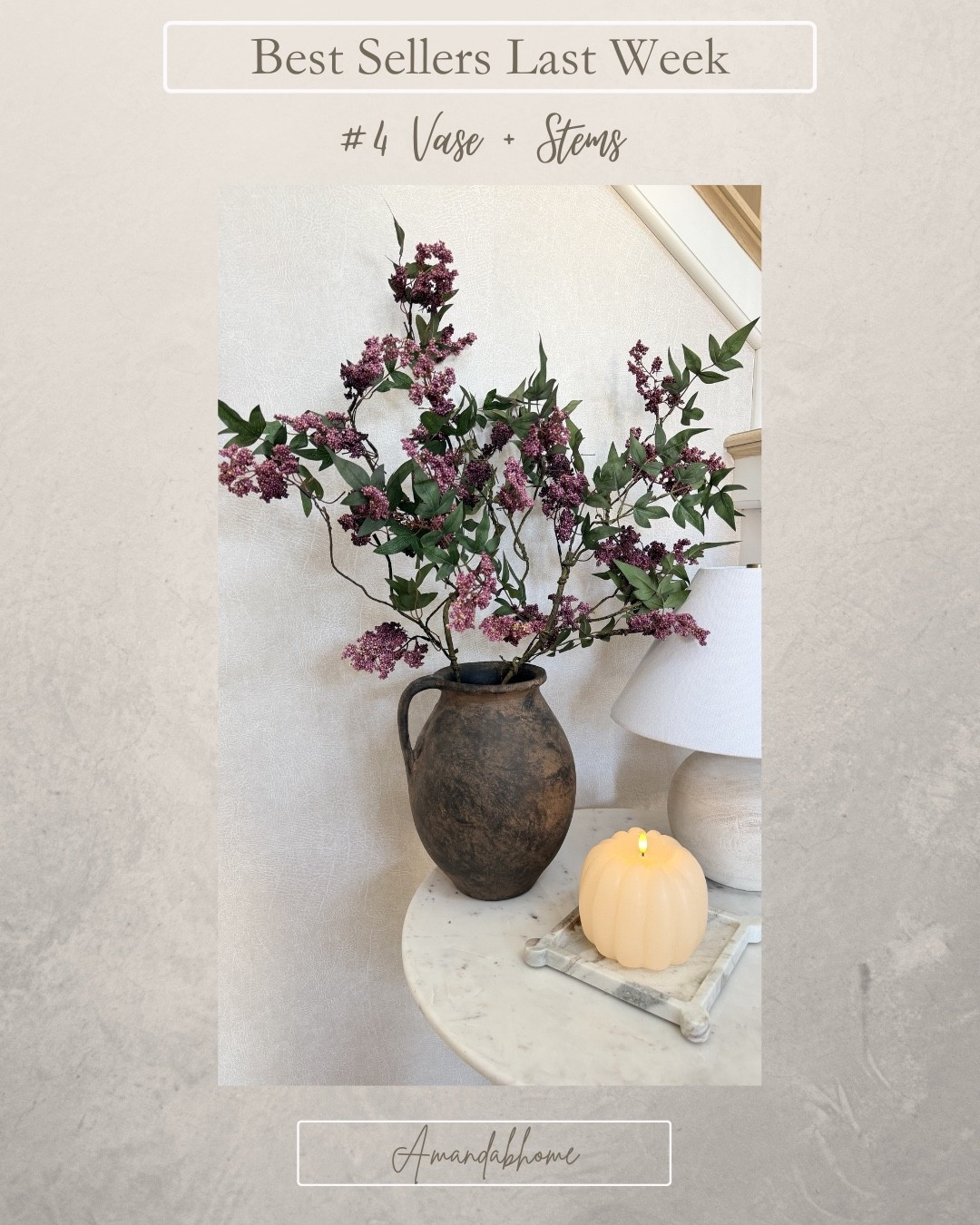 Vase + stem combo for the fall season!🙌🍁

#LTKU #LTKHome #LTKSeasonal