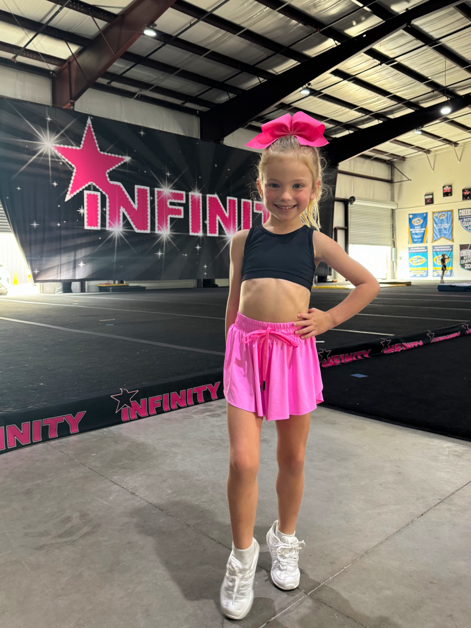 The cutest athletic/cheer shorts! Kollier is wearing a 3XS! 

#LTKstyletip #LTKkids