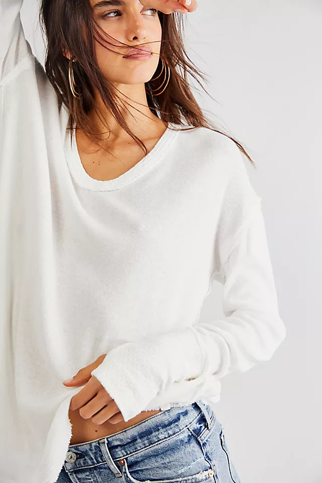 Care FP Colby Long Sleeve Tee | Free People (Global - UK&FR Excluded)