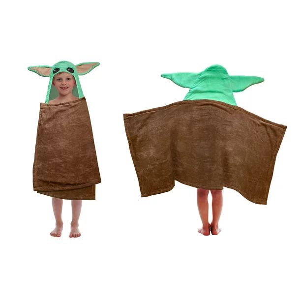 Mandalorian The Child Baby Yoda Hooded Bath Towel | Walmart (US)