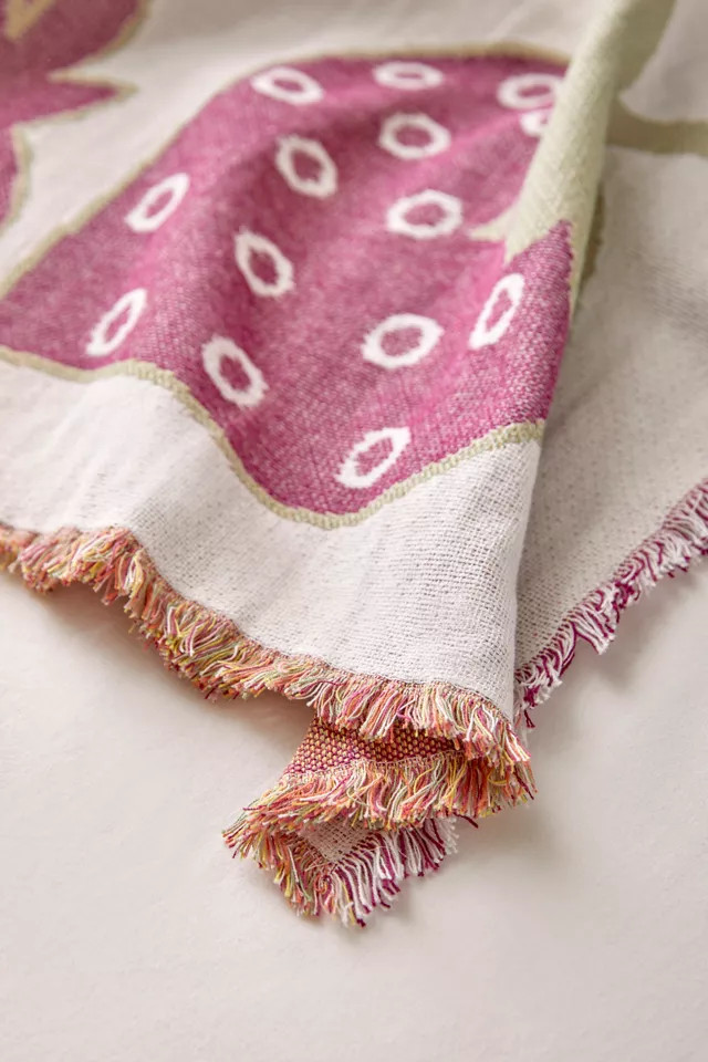 Alice Art Woven Throw Blanket | Urban Outfitters (US and RoW)