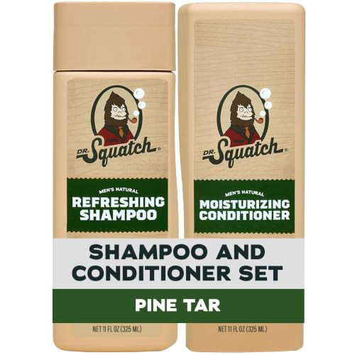 Dr. Squatch Men's Natural Shampoo and Conditioner Set (11 fl oz, 2-Pack) | Amazon (US)