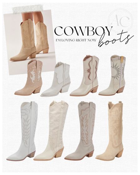 My favorite cowboy boots for 2023🤠🤘🏻
Women’s cowboy boots/ costal cowgirl outfit/ affordable women’s boots / Amazon cowboy boots / tall white boots / rhinestone cowboy boots  

#LTKFestival #LTKshoecrush #LTKSeasonal