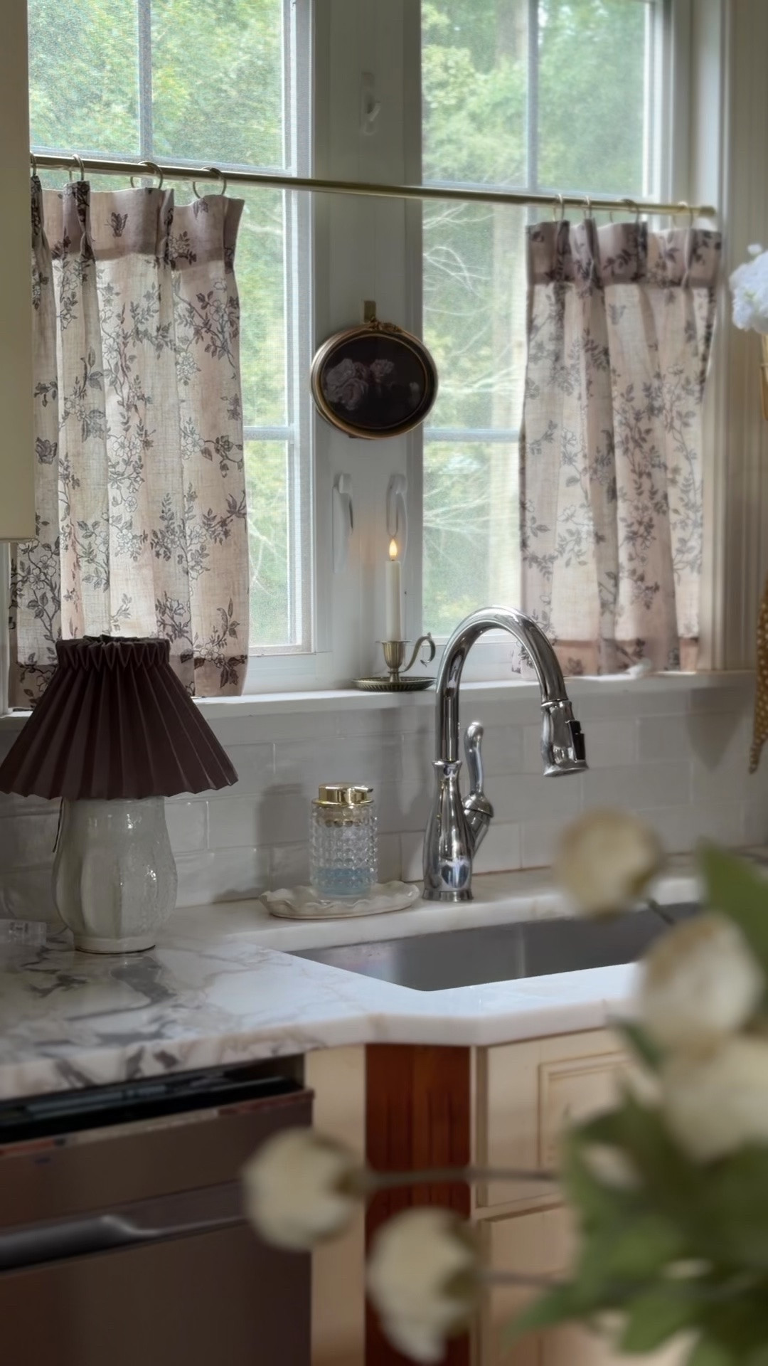 These look for less cafe ￼curtains are so good. Pinch pleated and look so expensive but I got them on Amazon!

#LTKHome #LTKSaleAlert #LTKSeasonal