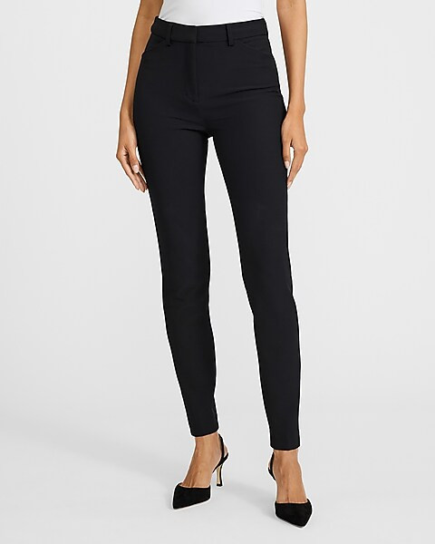 Editor Studio Stretch Twill High Waisted Skinny Pant | Express