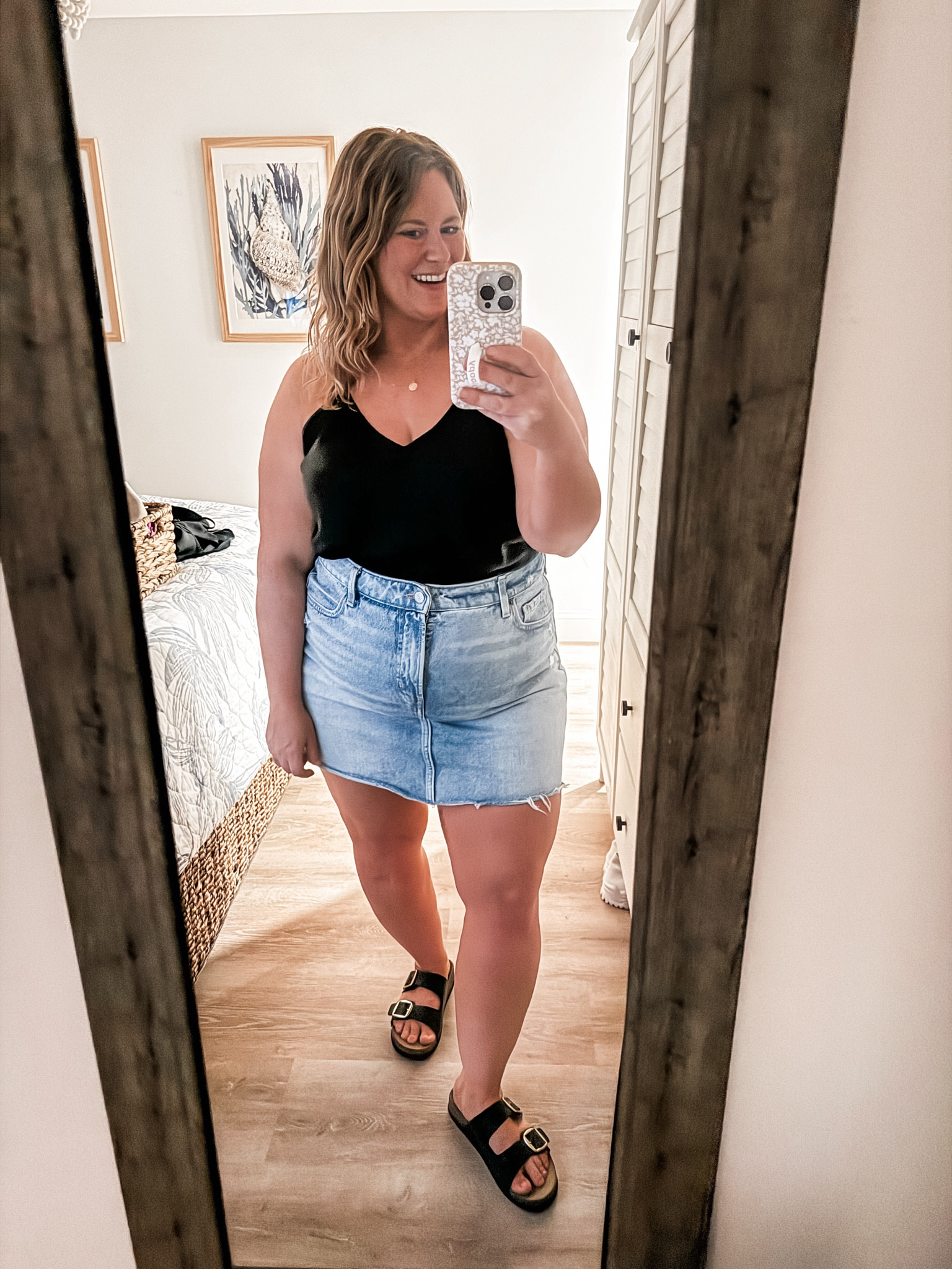 Satin top is part of a pajama set! But doubles as a cute date night top.  And it’s so fun to mix with a denim skirt 

XL in pajamas - 16 in skirt 

#LTKSeasonal #LTKMidsize #LTKParties