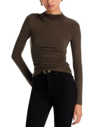 Rails Joelle Mock Neck Top  | Bloomingdale's Women | Bloomingdale's (US)