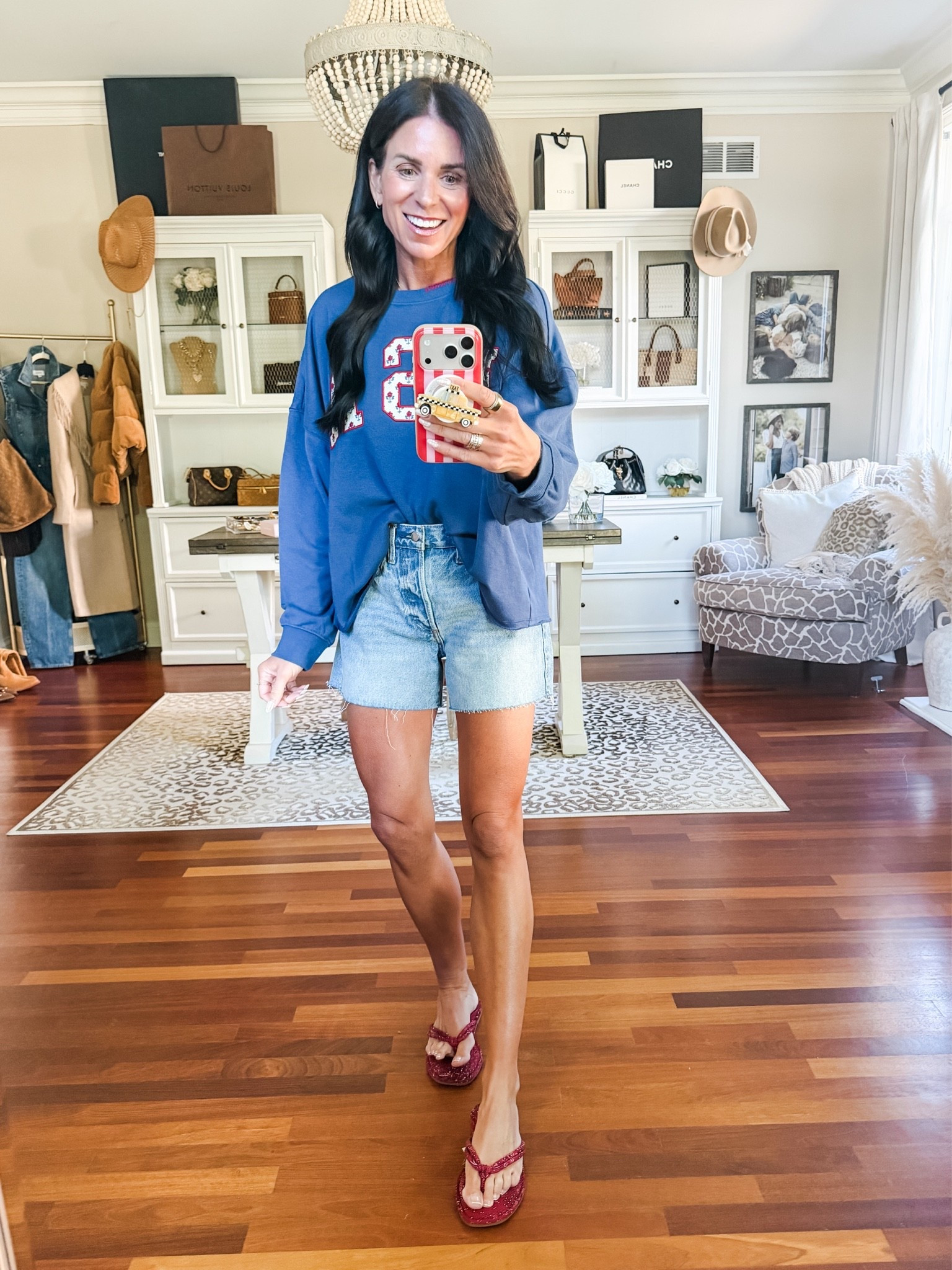 Large sweatshirt
2 shorts
@Target

#LTKootd #LTKSeasonal #LTKSaleAlert