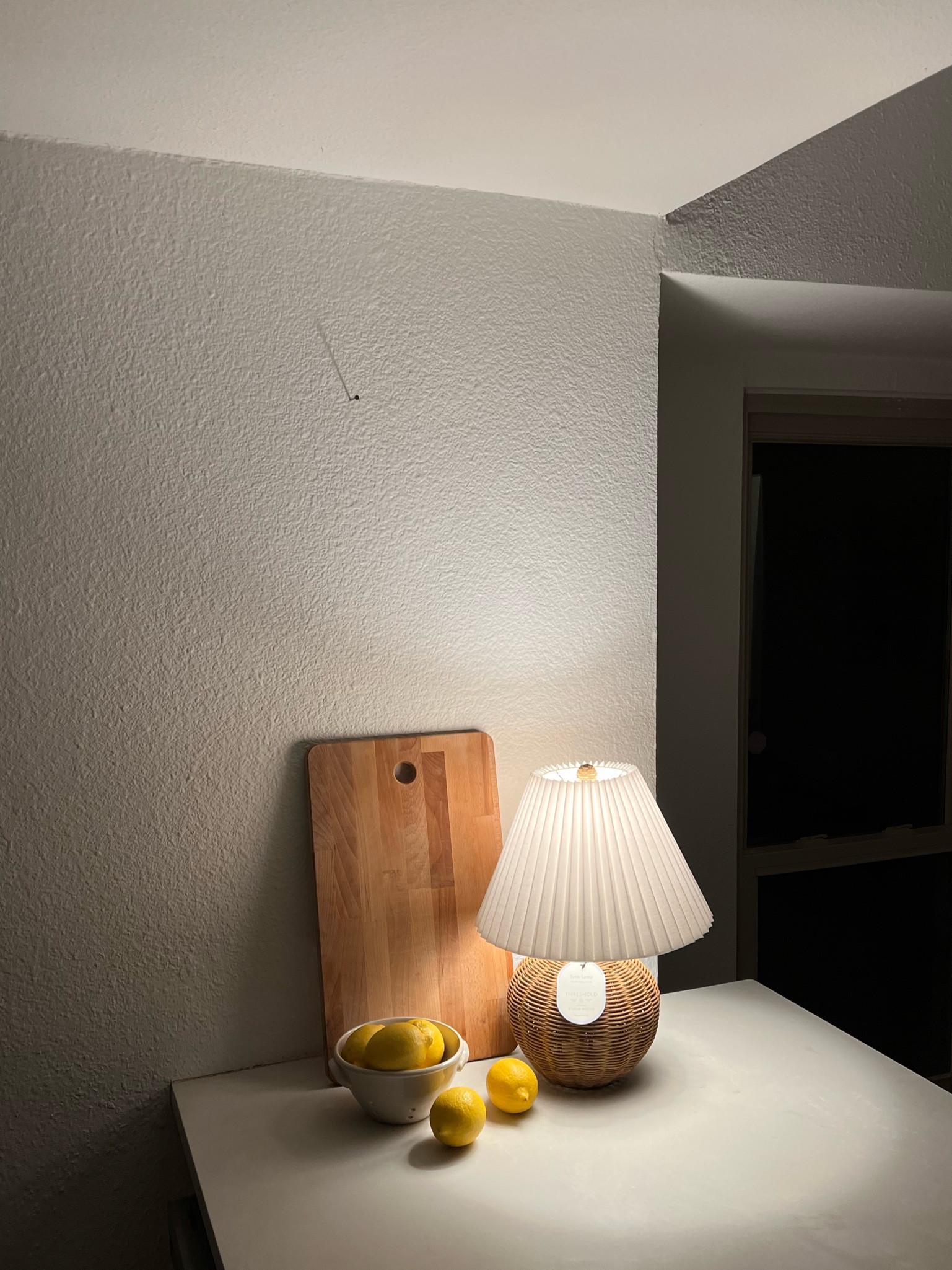 new lamp is giving all the cozy vibes for my kitchen! Under $100 too! 