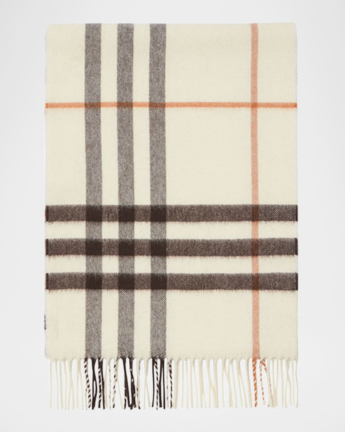 Giant Check Cashmere Scarf | Neiman Marcus