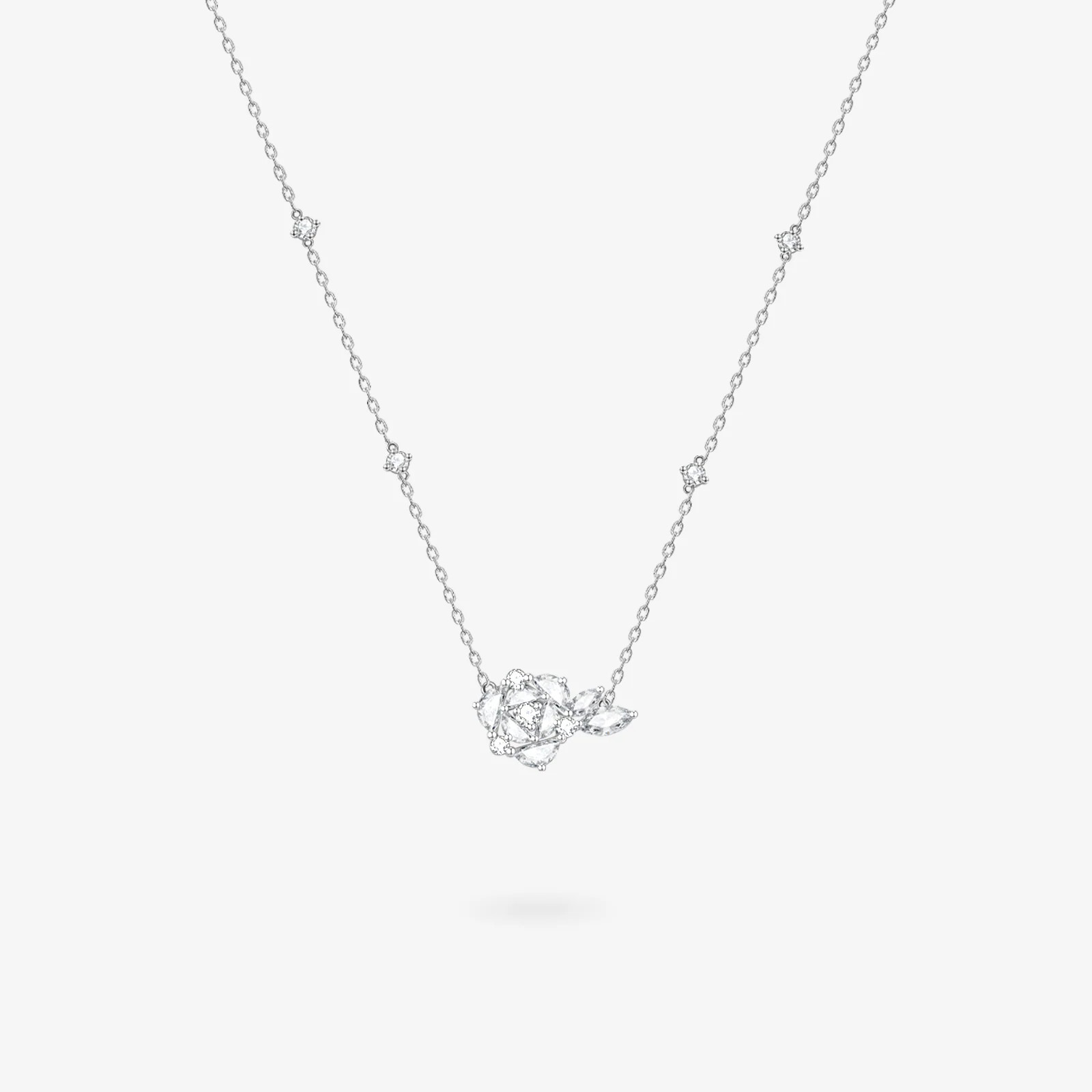FANCI ME "One Rose" Sterling Silver Necklace | FANCI ME