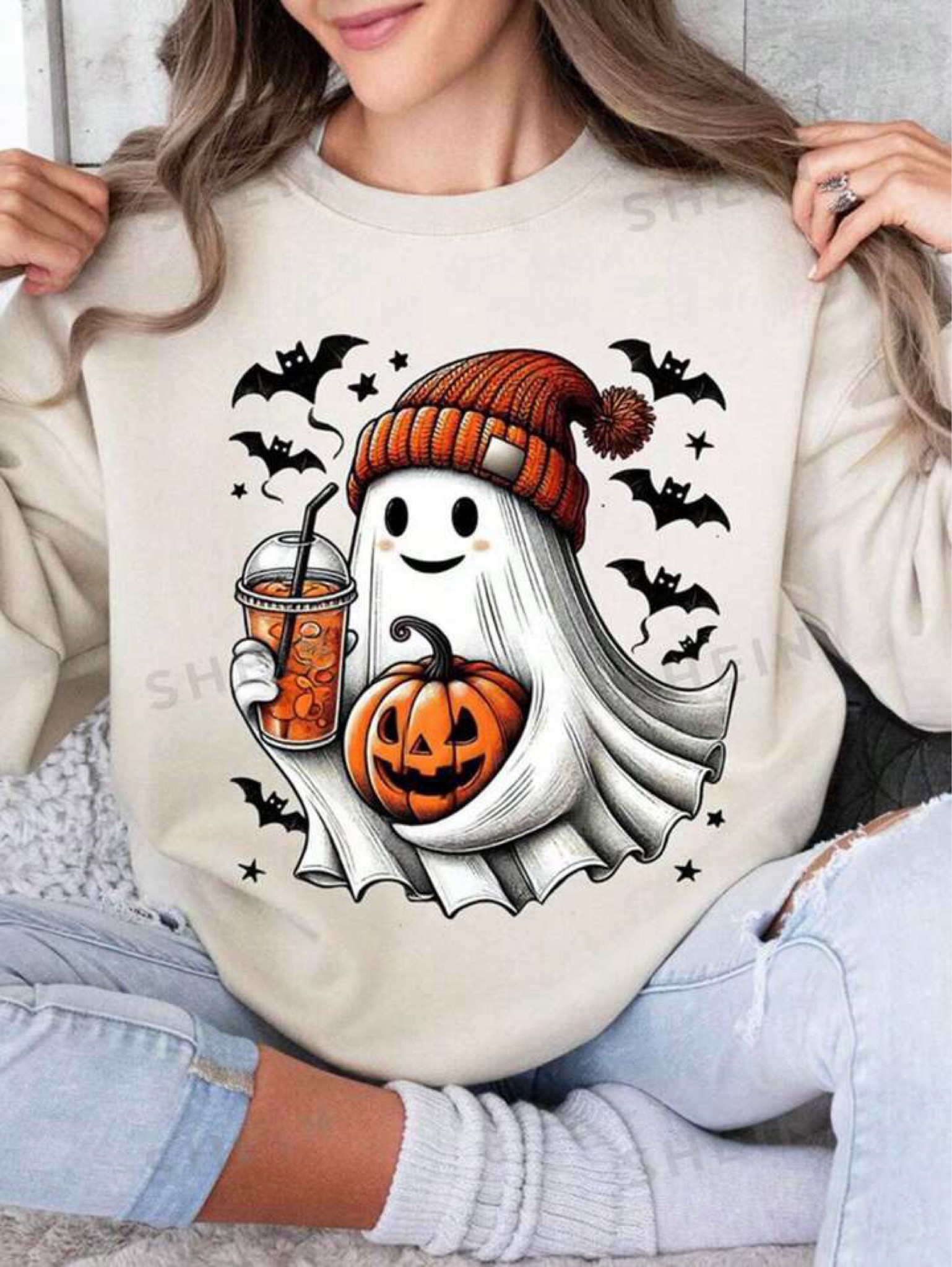 Women’s Halloween Sweatshirt | Cute Halloween | Ghost Sweater | Cute Halloween Sweater | Halloween Clothing | Temu Halloween 🎃 

#LTKSeasonal #LTKStyleTip