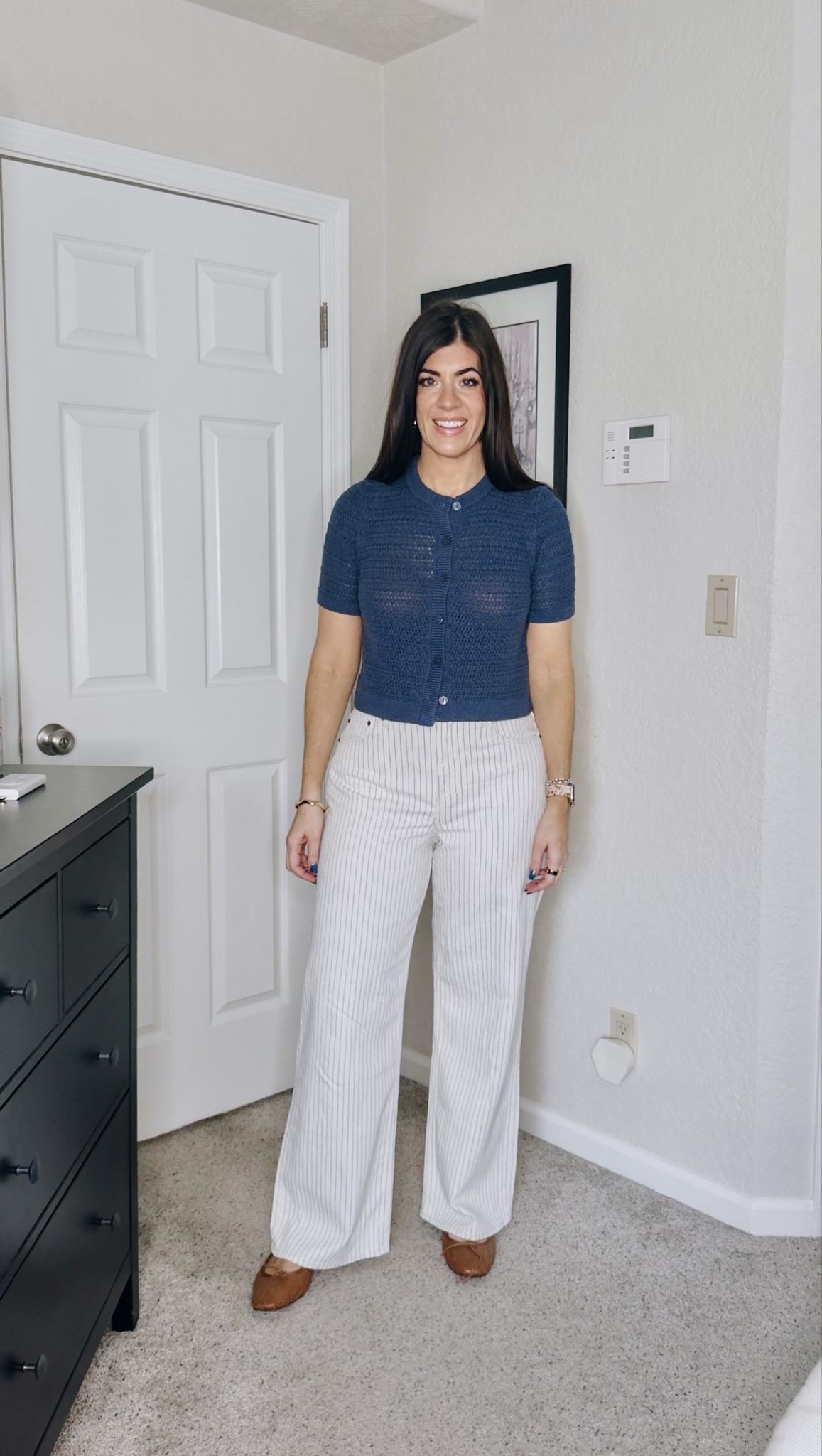 Abercrombie sale- CODE: DENIMAF
Texture sweater-medium
Striped wide leg jeans- 29 curvy


#LTKMidsize #LTKSaleAlert #LTKOver40