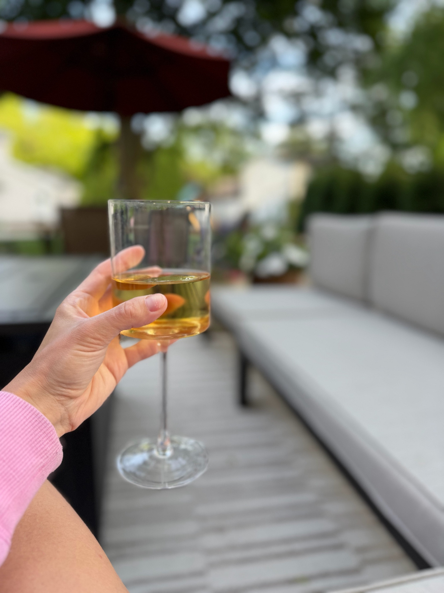 A glass of wine on the patio is one of my favorite ways to end an evening. 👌🏻 Especially when pretty glasses are involved!

#LTKmomlife #LTKHome