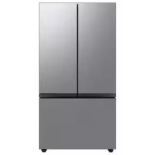 Samsung Bespoke 30 cu. ft. 3-Door French Door Smart Refrigerator with Beverage Center in Stainles... | The Home Depot
