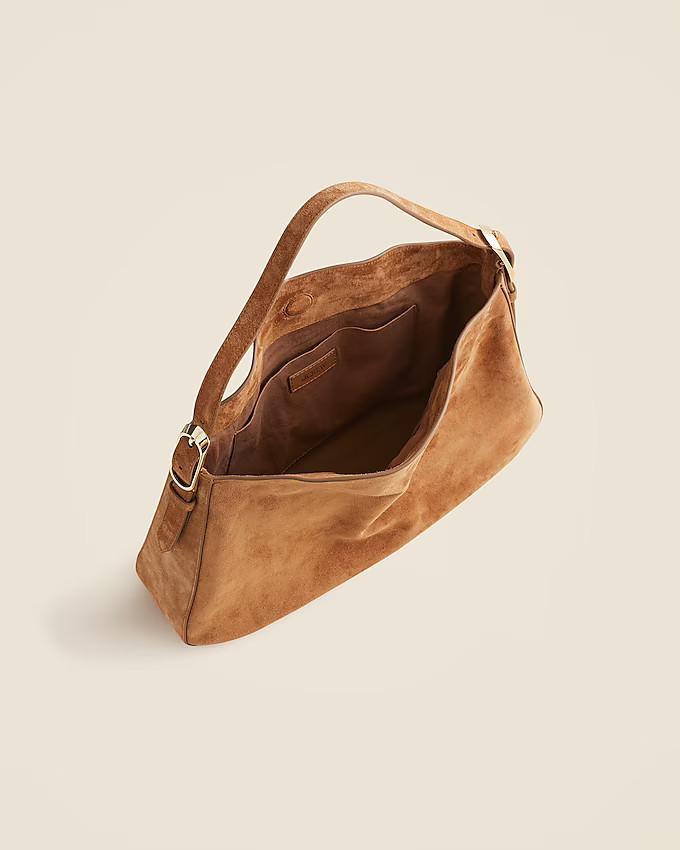 Berkeley shoulder bag in suede | J. Crew US