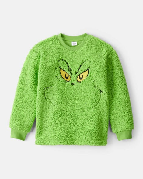 Carter's Kid Boys Christmas Dr. Seuss™ The Grinch Pullover Sweatshirt - Green 4 Green | Carter's Inc