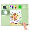 AWOKE Silicone Painting Mat | 20"x16" No-Spill Art Mat with Quick-Attach Magnetic Water Cup, 12 P... | Amazon (US)