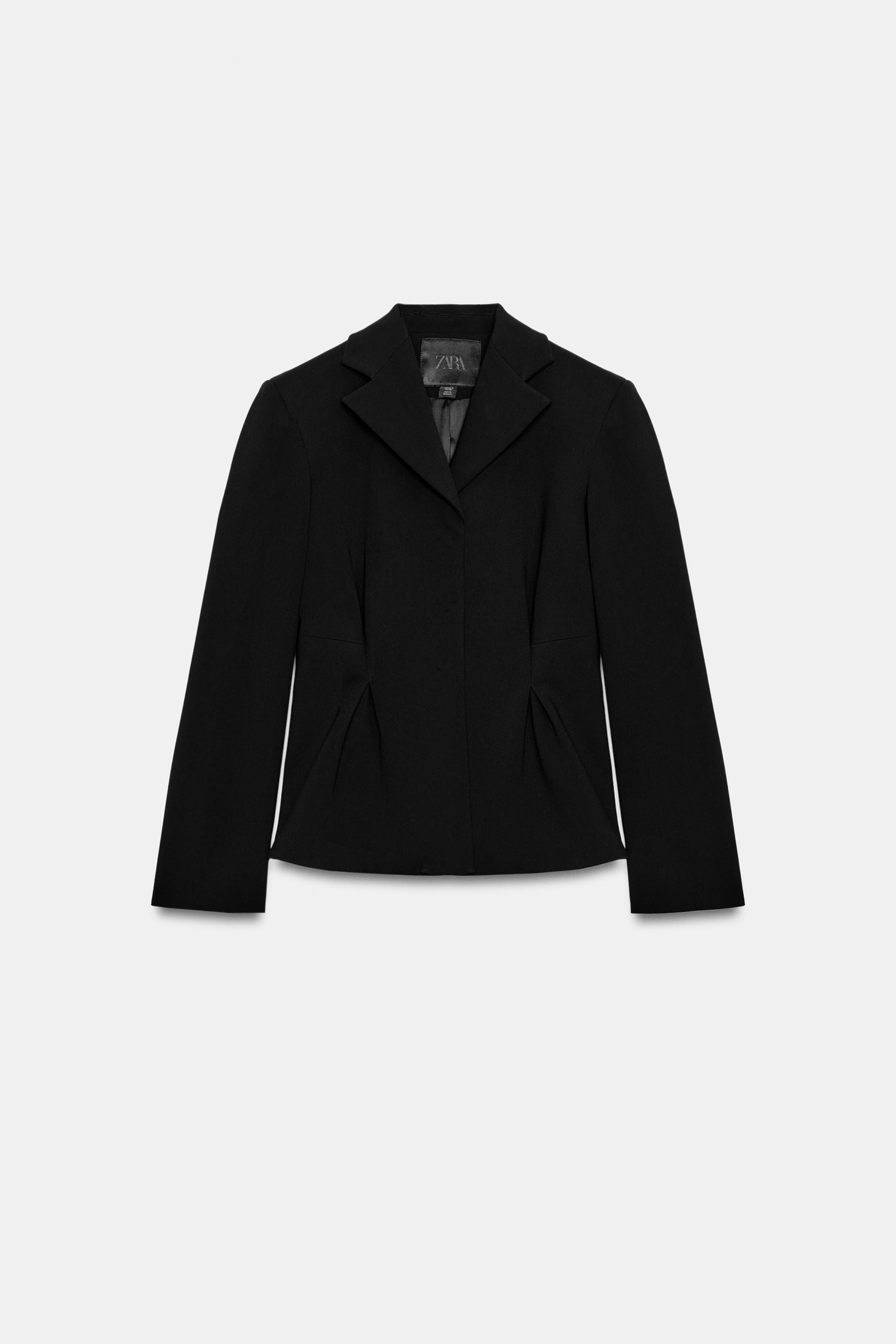 ZW COLLECTION TEXTURED PEPLUM BLAZER | Zara US