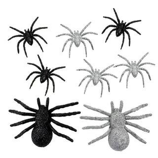Black & Silver Glitter Spiders by Ashland® | Michaels® | Michaels Stores