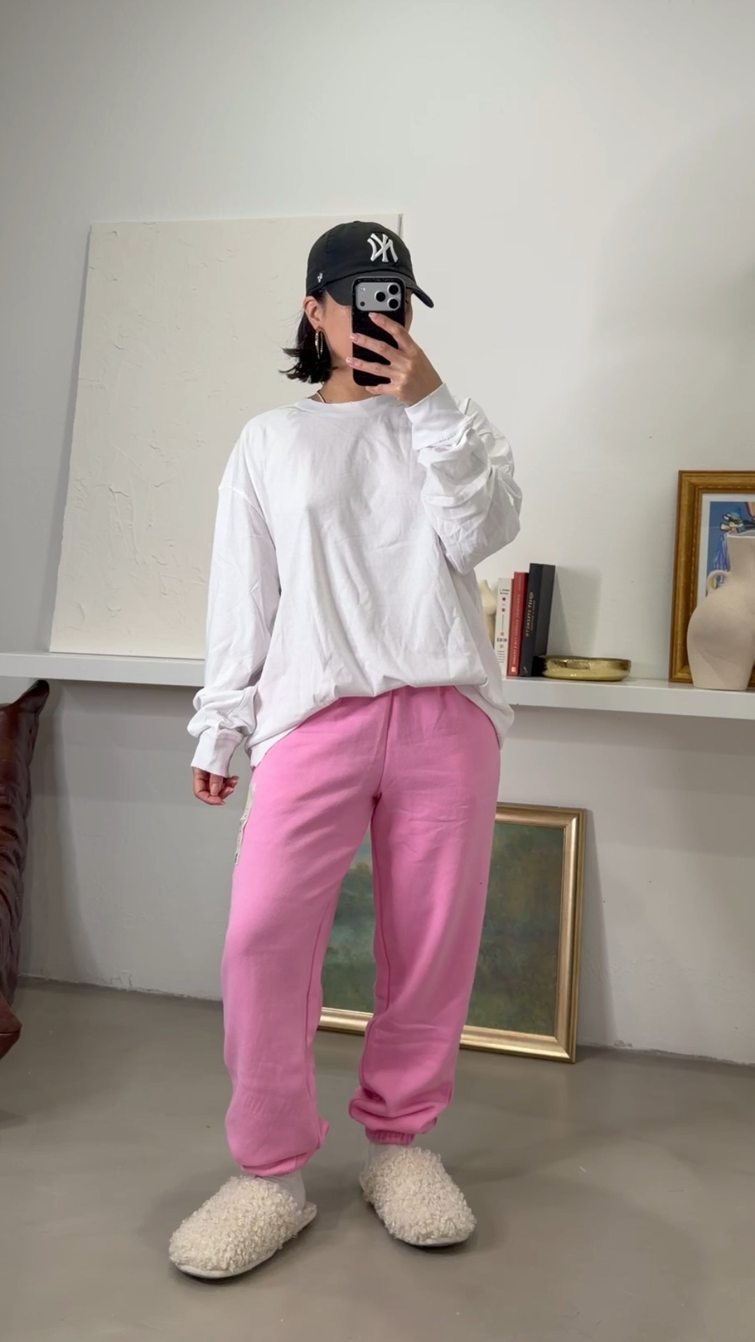 Walmart finds under $12! Wearing a medium in the tee for an oversized fit and a small in the sweats. 

#LTKPetite #LTKFindsUnder50 #LTKootd