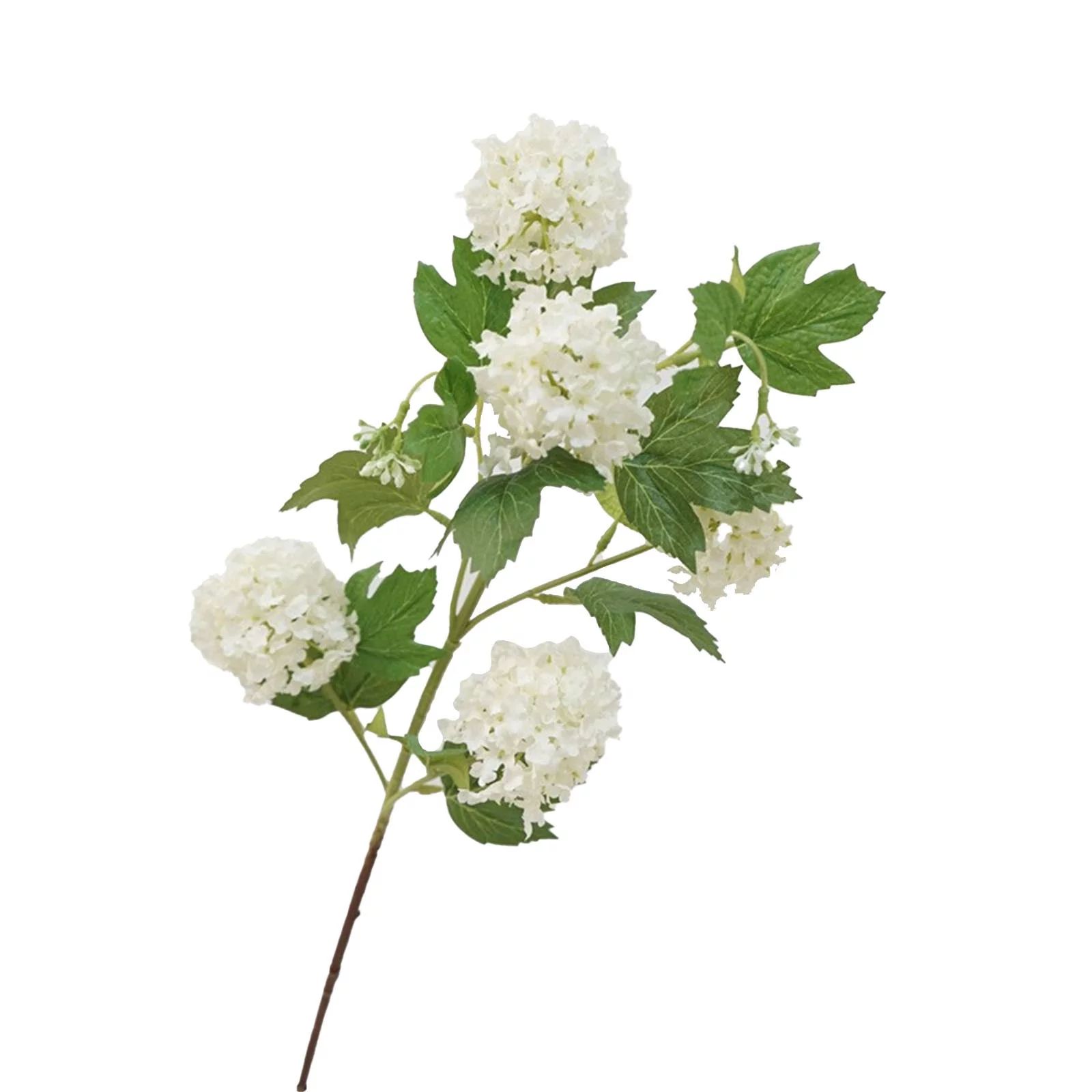 Jhomerit Artificial Flowers for Outdoors, High End 5 Head Hydrangea Artificial Flower Silk Snowba... | Walmart (US)