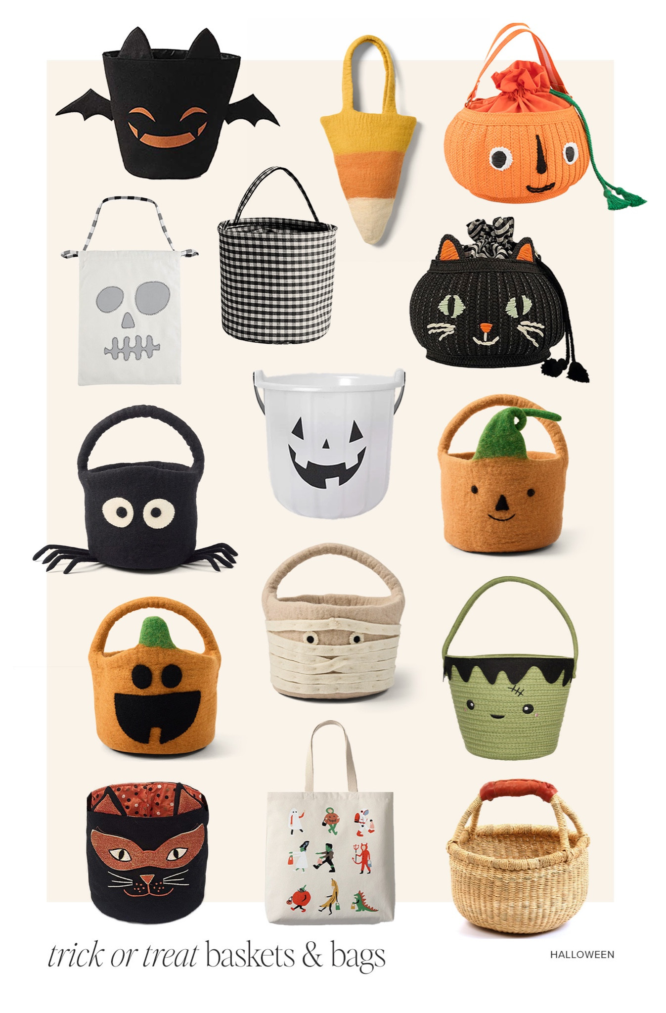 cute trick or treat baskets and bags!!

#LTKSeasonal #LTKKids