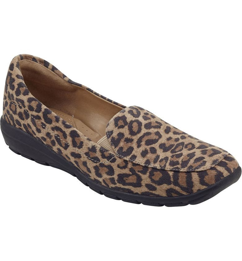 Abriana Leopard Print Suede Loafer - Wide Width Available | Nordstromrack | Nordstrom Rack