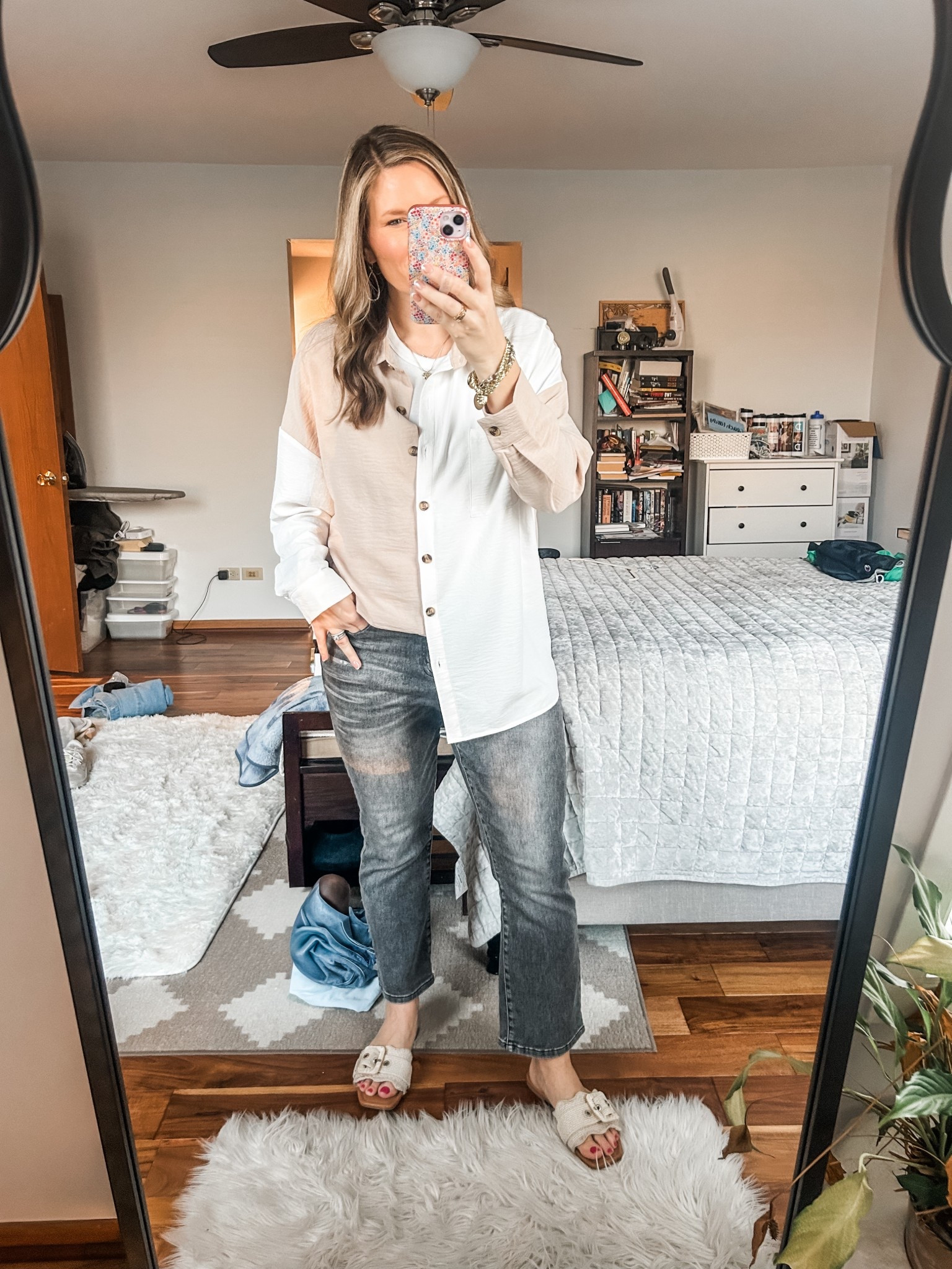 Sandals were a good idea until the temperature dropped 20 degrees while I was at work 🤦🏼‍♀️🤦🏼‍♀️

#LTKootd #LTKWorkwear #LTKOver40