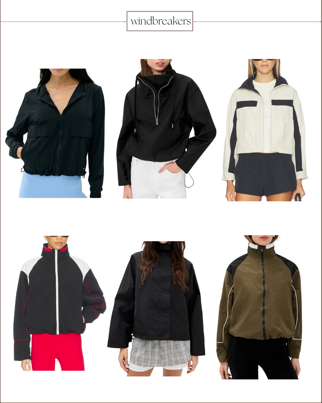 I love a good windbreaker! These jackets are definitely going to be the ones that sell out 

 #LTKootd #LTKSaleAlert