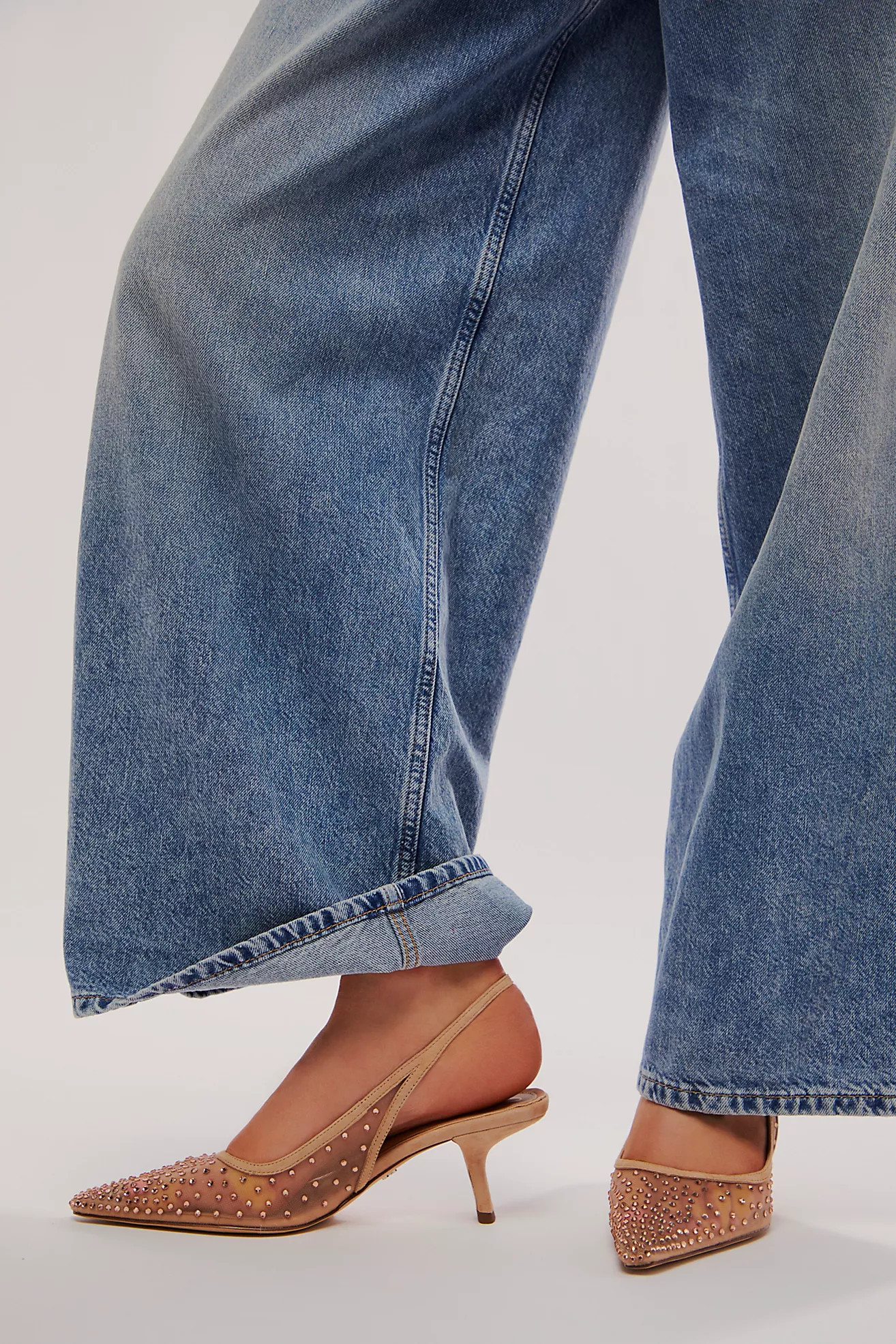 Bianca Mesh Sling Heels | Free People (Global - UK&FR Excluded)