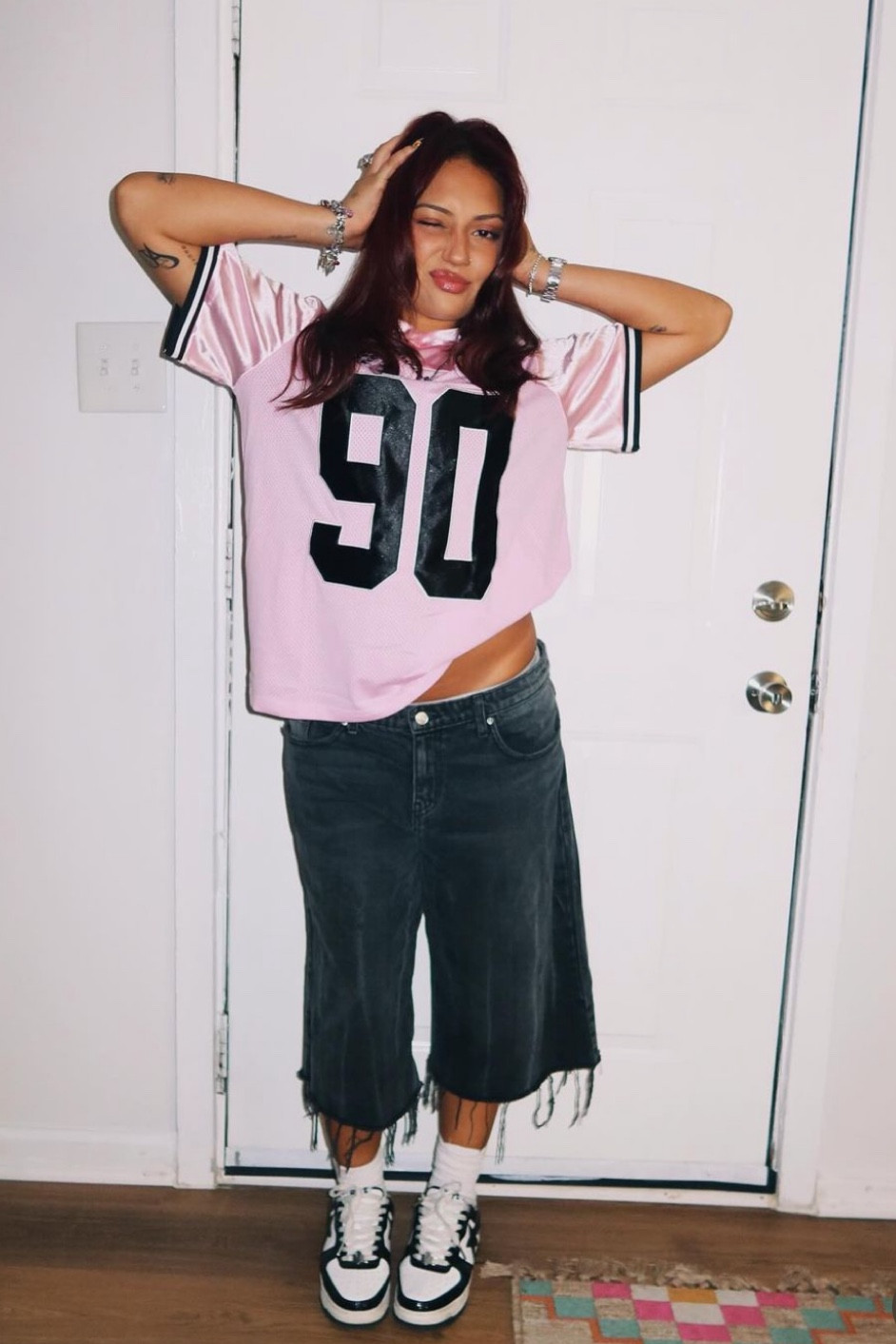 Shorts are from Revice but linked similar options 🩷🖤

#LTKFindsUnder100 #LTKFindsUnder50 #LTKStyleTip