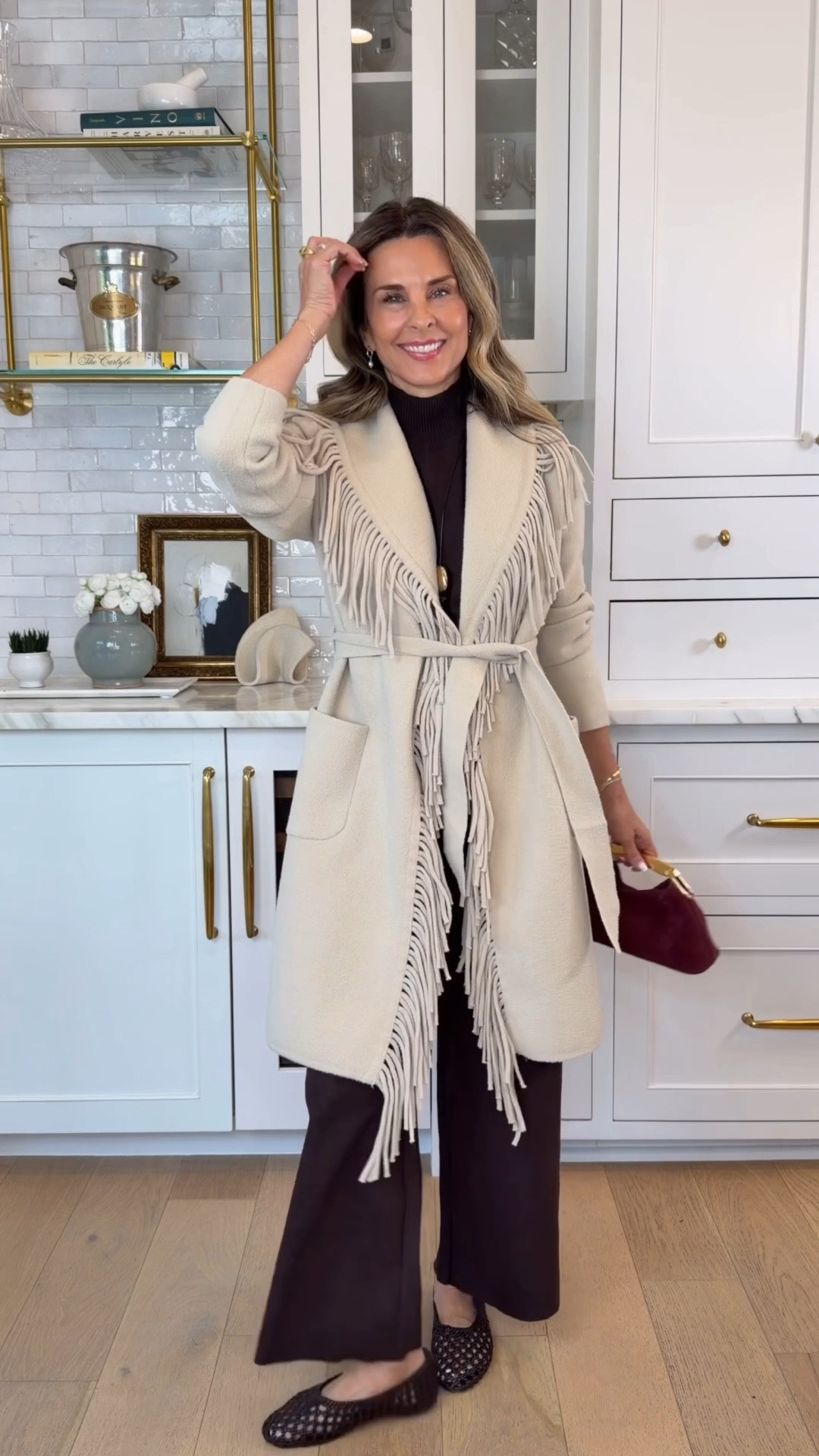 I’m 5’6’’ 
-top and pants size XS @Splendid 
-fringe coat selling quickly. I’ve linked similar too  Amazon has a great one!

#LTKSaleAlert #LTKSeasonal #LTKootd