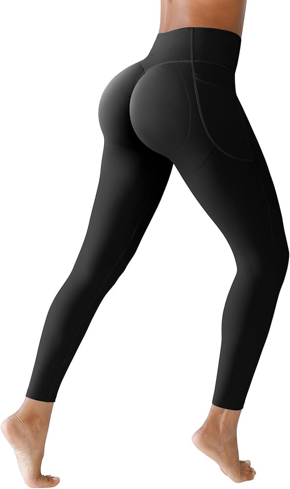 BRXL Scrunch Butt Lifting Leggings with Pockets for Women, 25" Tummy Control High Waisted No Fron... | Amazon (US)