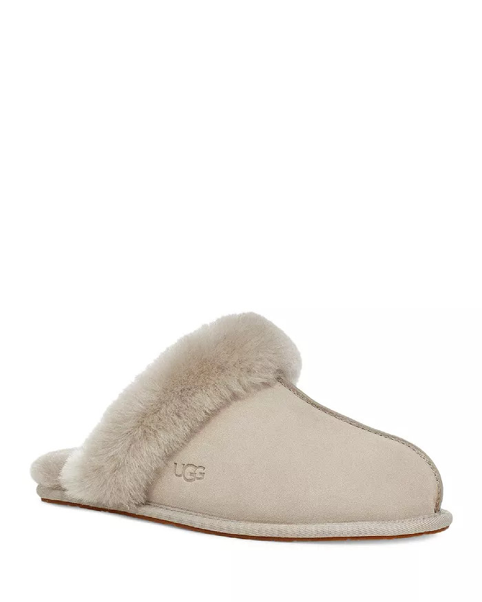 Women's Scuffette Shearling Slide Slippers | Bloomingdale's (US)
