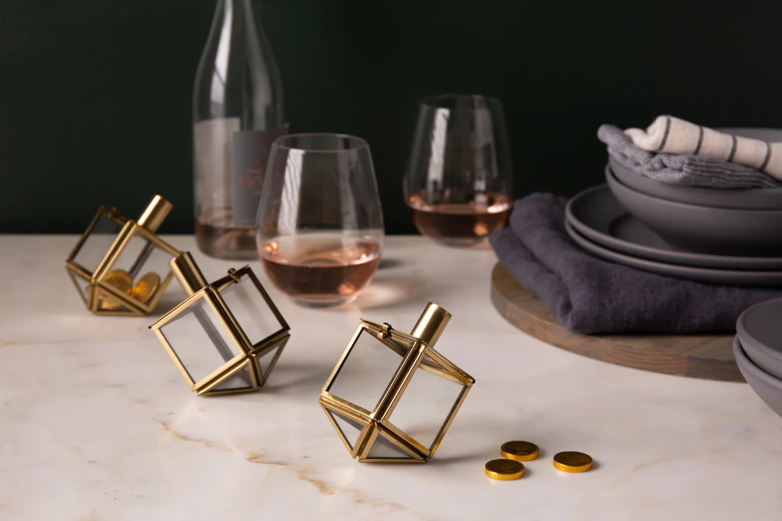 Talia Mini Dreidel Terrarium | Adara Rituals