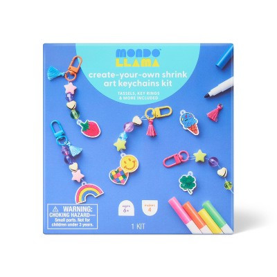 4ct Shrink Art Keychain Craft Activity Kit - Mondo Llama™ | Target