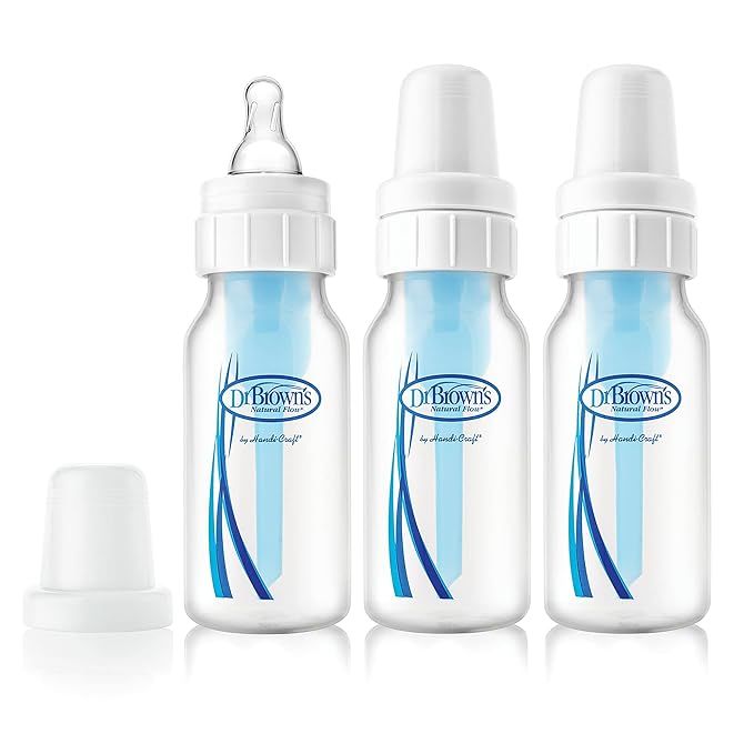 Dr. Brown's BPA Free Polypropylene Natural Flow Standard Neck Bottle, 4 oz - 3-Pack (Discontinued... | Amazon (US)